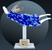 The FINExpo 2025 "Best Factoring" Award Statuette for PragmaGO — Selected by Financial Intermediaries