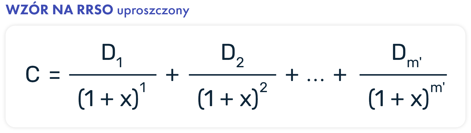 simplified formula for RRSO