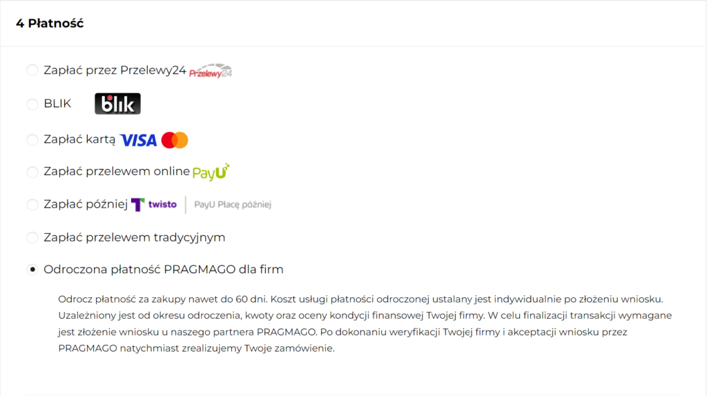 Deferred payment of PragmaGO at SPIDWELD