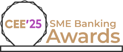 CEE'25 SME Banking Awards logo – The Best Embedded SME Lending in the CEE Region