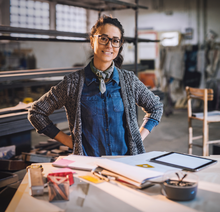 The owner of a manufacturing company in her workshop – why you should choose a PragmaCash business loan